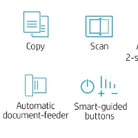 HP LaserJet MFP M234sdn Printer, Black and white, Printer for Small office, Print, copy, scan, Scan to email Scan to PDF, Laser, Mono printing, 600 x 600 DPI, A4, Direct printing, Grey, White