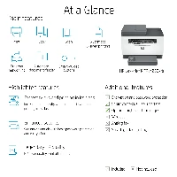 HP LaserJet MFP M234sdn Printer, Black and white, Printer for Small office, Print, copy, scan, Scan to email Scan to PDF, Laser, Mono printing, 600 x 600 DPI, A4, Direct printing, Grey, White