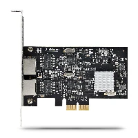 StarTech.com 2-Port 2.5Gbps NBASE-T PCIe Network Card, Intel I225-V, Dual-Port Computer Network Card, Multi-Gigabit NIC, PCI Express Server LAN Card, Desktop Ethernet Interface - Adattatore di rete - PCIe 2.0 x2 profilo basso - Gigabit Ethernet 10M/100M/1