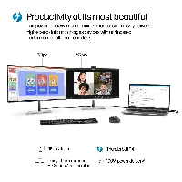 HP Series 7 Pro 27 inch 4K Conferencing Monitor - 727pm, 68.6 cm (27