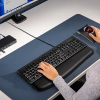 Kensington KB100 EQ, Full-size (100%), Wired, USB, Membrane, QWERTY, Black