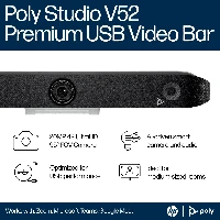 POLY Studio V52 USB Video Bar