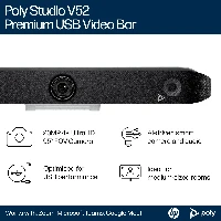 POLY Studio V52 USB Video Bar