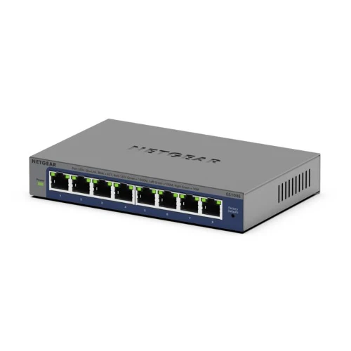 NETGEAR GS108Ev4, Unmanaged, L2/L3, Gigabit Ethernet (10/100/1000)