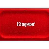 Kingston Technology 2TB XS1000 Red External USB 3.2 Gen 2 Portable Solid State Drive, 2 TB, USB Type-C, 3.2 Gen 2 (3.1 Gen 2), 1050 MB/s, Red