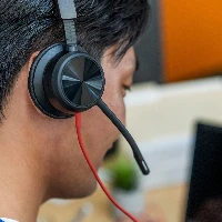 POLY Blackwire 8225 Stereo USB-C Headset +USB-C/A Adapter, Wired, Office/Call center, 186 g, Headset, Black