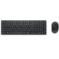 DELL KM555, Wireless, RF Wireless + Bluetooth, Plunger key switch, QWERTY, Black, Mouse included