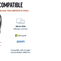 POLY Blackwire 3225 Stereo USB-C Headset +3.5mm Plug +USB-C/A Adapter (Bulk), Wired, Office/Call center, 20 - 20000 Hz, 92 g, Headset, Black