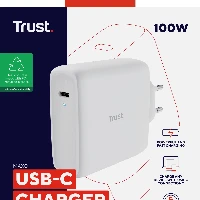 MAXO 100W USB-C CHARGER WHT