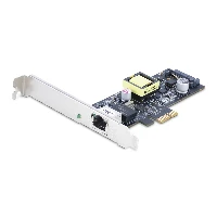 StarTech.com 1-Port 2.5Gbps NBASE-T PoE Network Card, Intel I225-V, 802.3af/at PoE+ Multi-Gigabit NIC, PCI Express Server LAN Card, SATA Powered Desktop Ethernet Interface - Supports Windows, Linux, VMware ESXI, Internal, Wired, PCI Express, Ethernet, 2500 Mbit/s, Black