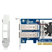 QNAP QXG-25G2SF-E810, Internal, Wired, PCI Express, Fiber, 25000 Mbit/s, Green