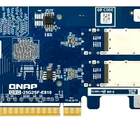 QNAP QXG-25G2SF-E810, Internal, Wired, PCI Express, Fiber, 25000 Mbit/s, Green