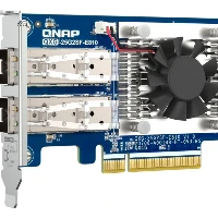QNAP QXG-25G2SF-E810, Internal, Wired, PCI Express, Fiber, 25000 Mbit/s, Green