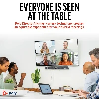 POLY Studio X52 All-In-One Video Bar with TC10 Controller Kit, Group video conferencing system, 4K Ultra HD, 30 fps, 95, 5x, Android