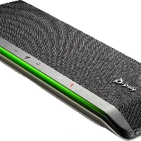 POLY Sync 60 Speakerphone, Mobile phone/PC, Black, Silver, 30 m, 55 dB, 1.5 m, IP64