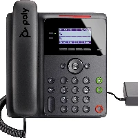 POLY Edge B10/20/30 Power Supply (100 Pieces) - 5V/1A, IP Phone, Black, Wired handset, Desk/Wall, LCD, G.711alaw, G.711ulaw, G.722, G.729ab, OPUS, iLBC