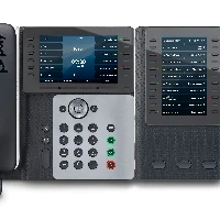 POLY Edge E500 IP Phone and PoE-enabled, IP Phone, Black, Wired handset, 12 lines, IPS, 12.7 cm (5