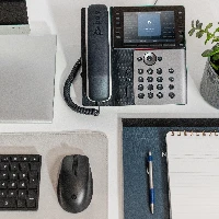 POLY Edge E500 IP Phone and PoE-enabled, IP Phone, Black, Wired handset, 12 lines, IPS, 12.7 cm (5