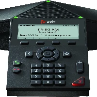 POLY Trio 8300 IP Conference Phone and PoE-enabled No Radio, IP conference phone, Black, LCD, 8.89 cm (3.5