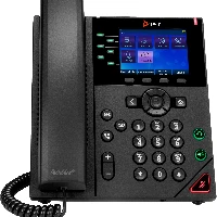 POLY OBi VVX 350 6-Line IP Phone and PoE-enabled, IP Phone, Black, Wired handset, 6 lines, LED, 8.89 cm (3.5