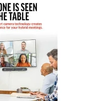 POLY Studio X52 All-In-One Video Bar, Group video conferencing system, 4K Ultra HD, 30 fps, 95, 5x, Android