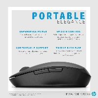 HP DUAL MODE BLACK MOUSE 300 EURO