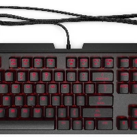 HP WOODY 2 GAMING RED KEYBOARD