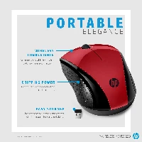 HP WIRELESS MOUSE 220 S RED