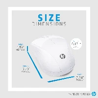HP WIRELESS MOUSE 220 S WHITE