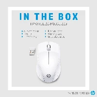 HP WIRELESS MOUSE 220 S WHITE