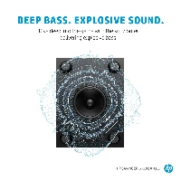 HP GAMING SPEAKERS X1000