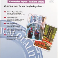 Epson WaterColor Paper - Radiant White, DIN A3+, 190g/m, 20 Sheets, Inkjet printing, A3+ (330x483 mm), 20 sheets, 188 g/m, White, 355 mm