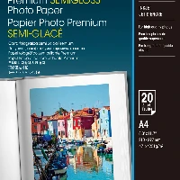 Epson Premium Semi-Gloss Photo Paper - A4 - 20 Sheets, Semi-gloss, 251 g/m, White, 20 sheets, Expression Premium XP-900 Expression Premium XP-830 Expression Premium XP-820 Expression Premium..., 1 pc(s)