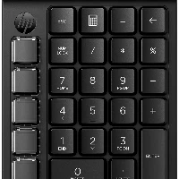 HP 435 Programmable Wireless Keypad, Wireless, Bluetooth, Mechanical, Black