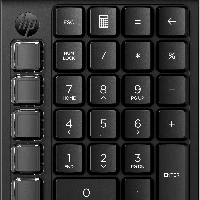 HP 435 Programmable Wireless Keypad, Wireless, Bluetooth, Mechanical, Black