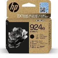 HP 924e EvoMore Black Original Ink Cartridge, Black, 1 pc(s), 1000 pages, Single pack