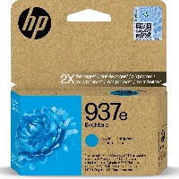 HP 937e EvoMore Cyan Original Ink Cartridge, Standard Yield, Cyan, 1 pc(s), 1650 pages, Single pack