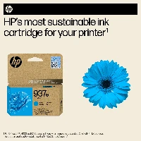 HP 937e EvoMore Cyan Original Ink Cartridge, Standard Yield, Cyan, 1 pc(s), 1650 pages, Single pack