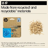 HP 937e EvoMore Cyan Original Ink Cartridge, Standard Yield, Cyan, 1 pc(s), 1650 pages, Single pack