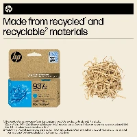 HP 937e EvoMore Cyan Original Ink Cartridge, Standard Yield, Cyan, 1 pc(s), 1650 pages, Single pack