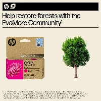 HP 937e EvoMore Magenta Original Ink Cartridge, Standard Yield, Magenta, 1 pc(s), 1650 pages, Single pack