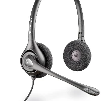 POLY HW261N Supraplus Binaural Dual Headset +Pouch, Wired, Office/Call center, Headset, Black