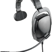 POLY SDR 2141-01 Ruggedized Monaural H-Series QD Dynamic MIC, Wired, Aviation/Air traffic control, Headset, Black