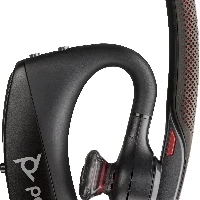 POLY Voyager 5200 Office Headset +USB-C to Micro USB Cable, Wireless, Office/Call center, 20 g, Headset, Black