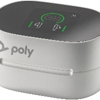 POLY Voyager Free 60+ UC White Touchscreen Charge Case for BT700 USB-C Adapter, Charging case, White