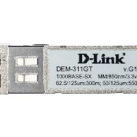 D-Link DEM-311GT, Fiber optic, 1000 Mbit/s, SFP, LC, 50/125 m, SX