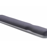 Kensington Height Adjustable Gel Keyboard Wrist Rest Black, Gel, Black, 630 g