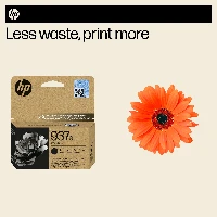 HP 937e EvoMore Black Original Ink Cartridge, Standard Yield, Black, 1 pc(s), 2500 pages, Single pack