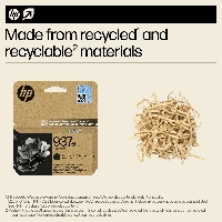 HP 937e EvoMore Black Original Ink Cartridge, Standard Yield, Black, 1 pc(s), 2500 pages, Single pack