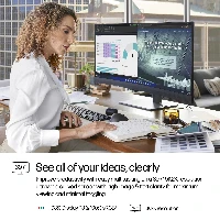 HP Series 7 Pro 39.7 inch 5K2K Conferencing Monitor-740pm, 100.8 cm (39.7